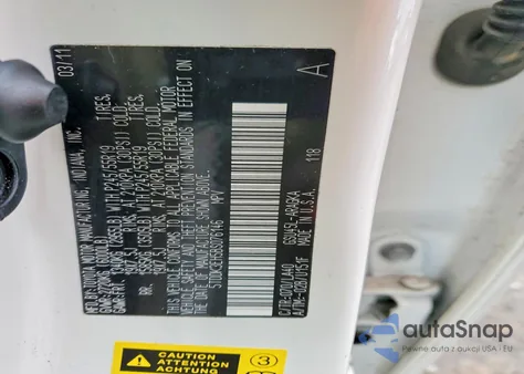 2011 Toyota Highlander Limited z USA, uszkodzony, nr VIN 5TDDK3EH5BS076146